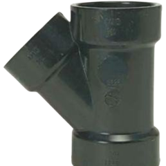 ABS REDUCING WYE 2IN X 1-1/2IN X 1-1/2IN