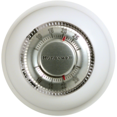 ROUND WHITE MANUAL THERMOSTAT