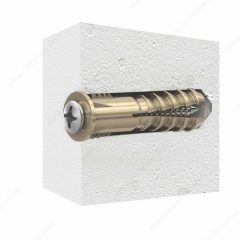 RELIABLE PLASTIC RIBBED 1IN L ANCHOR