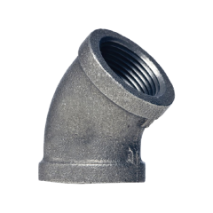 GALVANIZED PIPE ELBOW 1/2" X 45 DEG
