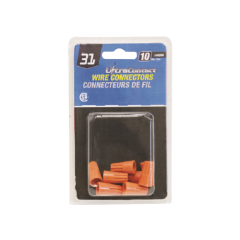 TWIST ON CONNECTOR SMALL ORANGE #31 10PK SINGLE