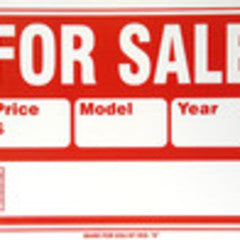 AUTO FOR SALE SIGN