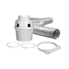 INDOOR DRYER VENT KIT ALUM.