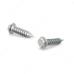 SHEET METAL SCREW, HEX HEAD WITH WASHER #8 1/2IN, 18PK BLISTER