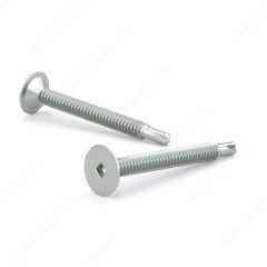 SELF-DRILLING TEK SCREW , WAFER HEAD, #12 3IN ,100PK