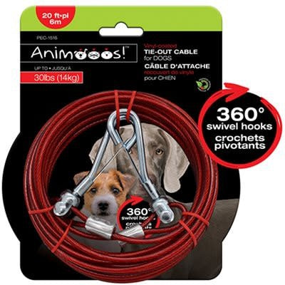 DOG TIE OUT VINYL COATED-20FT