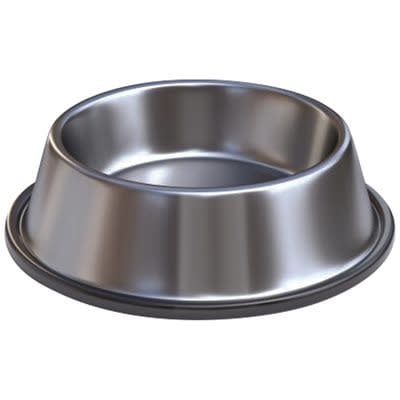 FEEDING DOG BOWL STAINLESS STEEL 64OZ XL