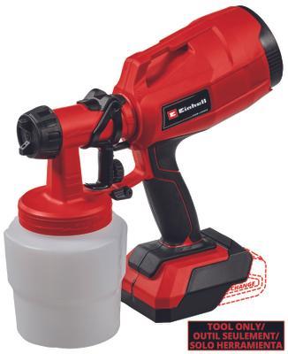 EINHELL - 18V CORDLESS HVLP HANDHELD PAINT SPRAYER