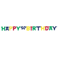HAPPY BIRTHDAY 4 COLOR BANNER