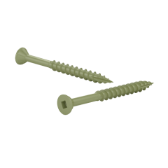 GREEN DECK SCREW #8,  1 -1/2IN, 6500PK