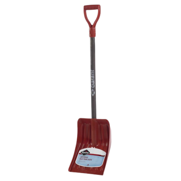 SNOW SHOVEL POLYETTHYLENE BLADE WITH WOOD HANDLE