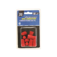 TWIST ON CONNECTOR LARGE RED #35 10 PK SINGLE