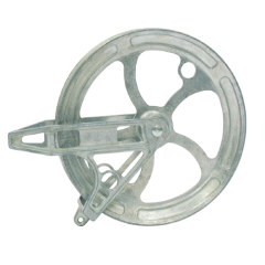 METAL CLOTHESLINE PULLEY 8"