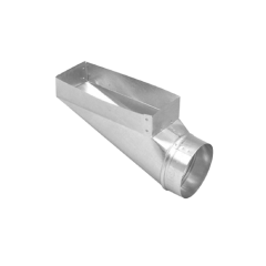 GALVANIZED  DUCT END BOOT 4 X 10 X 5