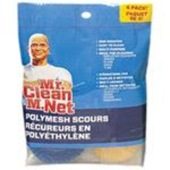 MR. CLEAN POLY MESH SCOURER PK OF 4