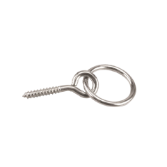 HITCHING RING W/LAG THREAD 3/8X2-1/2IN SINGLE