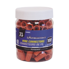 TWIST ON CONNECTOR SMALL ORANGE #31 100 PACK BOX