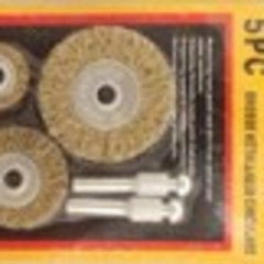 WIRE WHEEL BRUSH 5PC SET