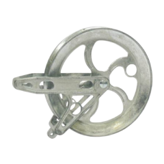 METAL CLOTHESLINE PULLEY 6.5"