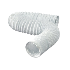 FLEXIBLE VINYL DUCT 3IN X 8' WHITE