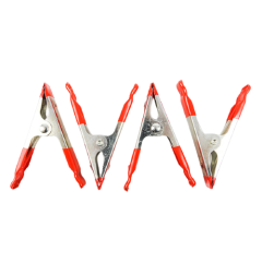 4 PC 4IN SPRING CLAMP SET