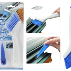 SLIDING DOOR BRUSH WITH SCRAPER
