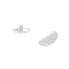 COVER CAP, PLASTIC, WHITE #8