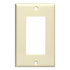 (2151) DECORA PLATE 1 GANG IVORY