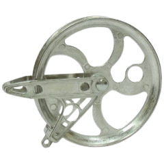 METAL CLOTHESLINE PULLEY 5.5"